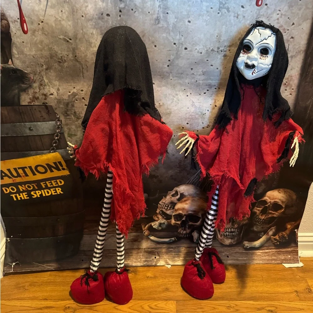 Halloween‎ Creepy Twin Dolls Prop